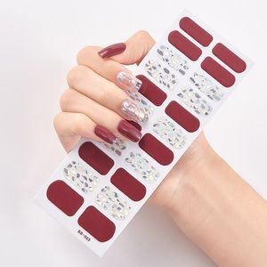 6 sheets for $20 Nail Wrap strips stickers - SS023